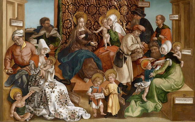 Gemälde: Die HeiligeSippe (entstanden um 1530)